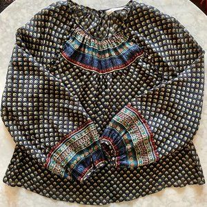 Doen Silk Blouse, Size Small